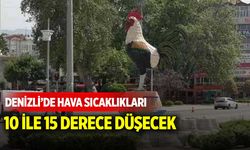 Denizli’de hava sıcaklıkları 10 ile 15 derece düşecek