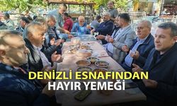 DENİZLİ ESNAFINDAN HAYIR YEMEĞİ