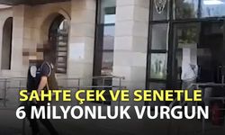 Sahte çek ve senetle 6 milyonluk vurgun yapan çeteye operasyon: 13 zanlı tutuklandı