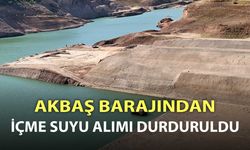 Akbaş Barajından içme suyu alımı durduruldu