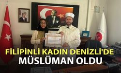 FİLİPİNLİ KADIN DENİZLİ'DE MÜSLÜMAN OLDU