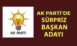 AK PARTİ’DE SÜRPRİZ BAŞKAN ADAYI