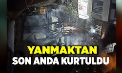 Yaşlı adam yanmaktan son anda kurtarıldı