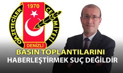 Basın toplantılarını haberleştirmek suç değildir