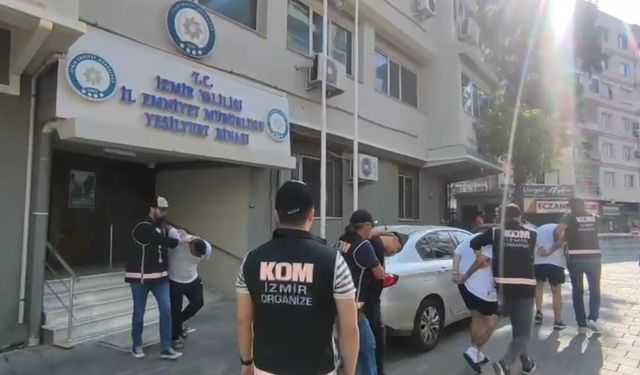 İzmir’de iş yerlerini kurşunlayan 6 zanlı tutuklandı