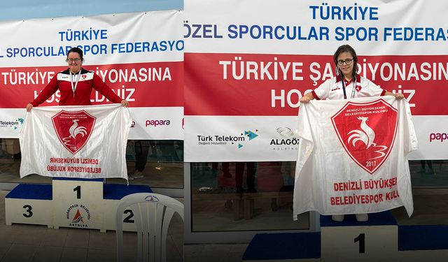 Özel sporcuların başarısı kenti gururlandırdı