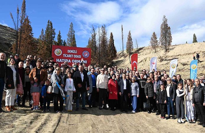 DTO 15 bin fidanla hatıra ormanı oluşturdu